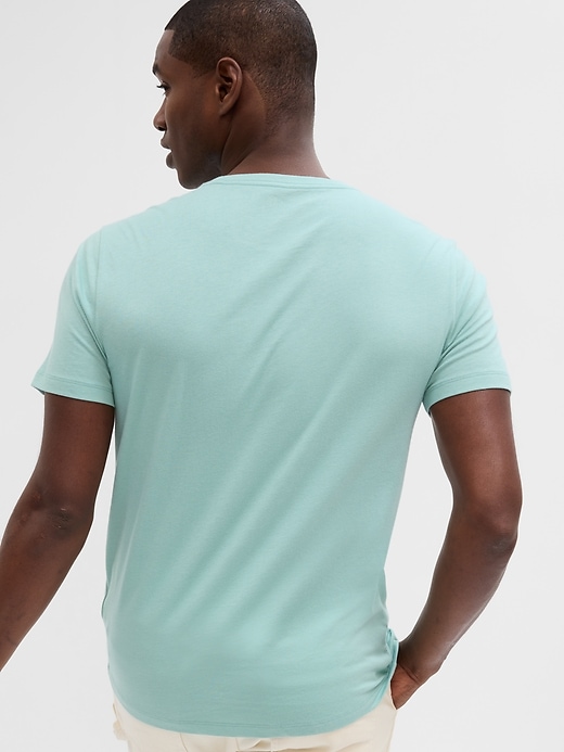2 of 8 showing, with the color new green tea of product Gap Logo T-Shirt