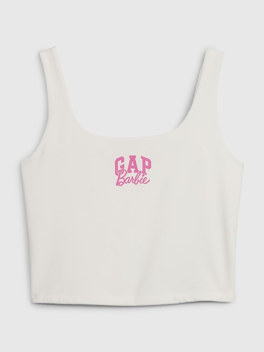 Image number 6 showing, Gap &#215 Barbie&#153 Adult Arch Logo Cropped Tank Top