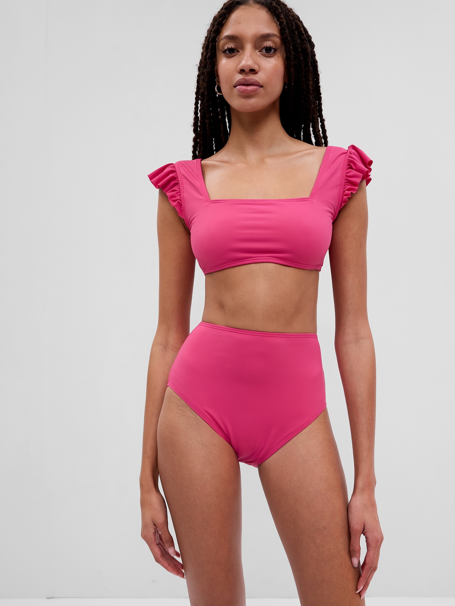 Gap High Rise Bikini Bottom pink. 1