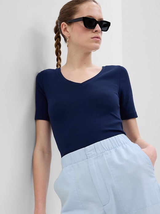 Image number 8 showing, Linen-Cotton Pull-On Pants