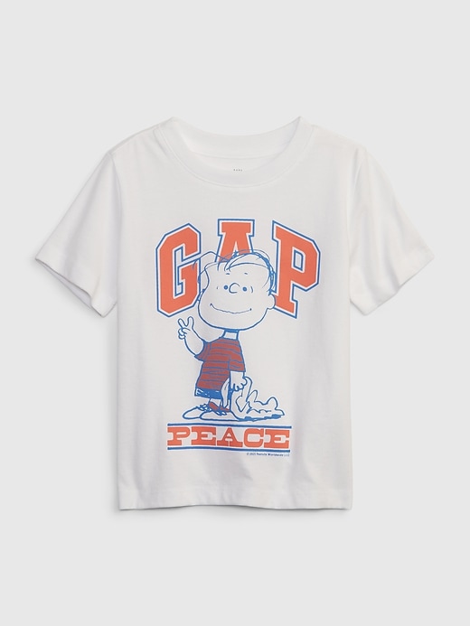 1 of 8 showing, with the color new off white of product Toddler Peanuts Graphic T-Shirt