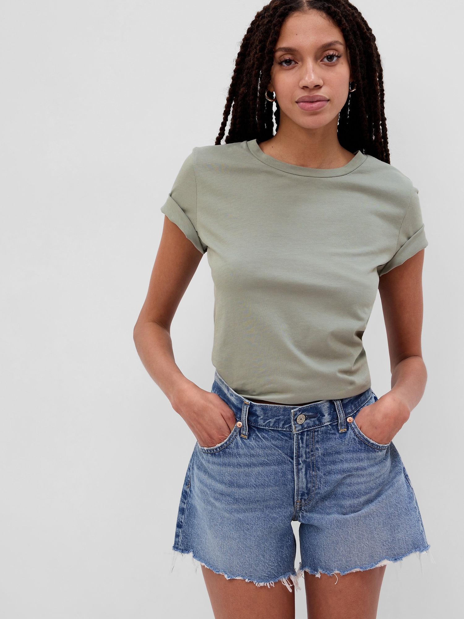 Cotton Vintage Crewneck T-Shirt | Gap