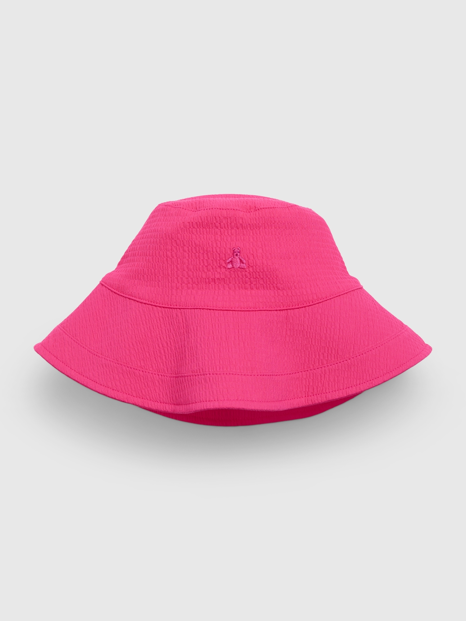 Gap Toddler Textured Bucket Hat pink. 1