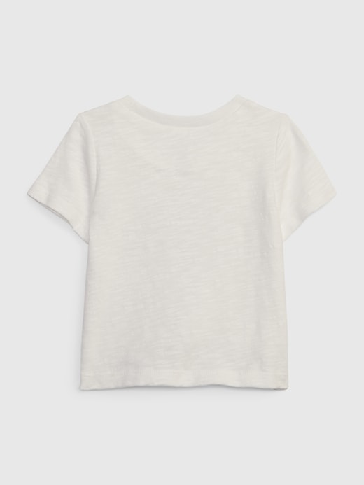 Baby Organic Cotton Brannan Bear Metallic Graphic T-Shirt | Gap