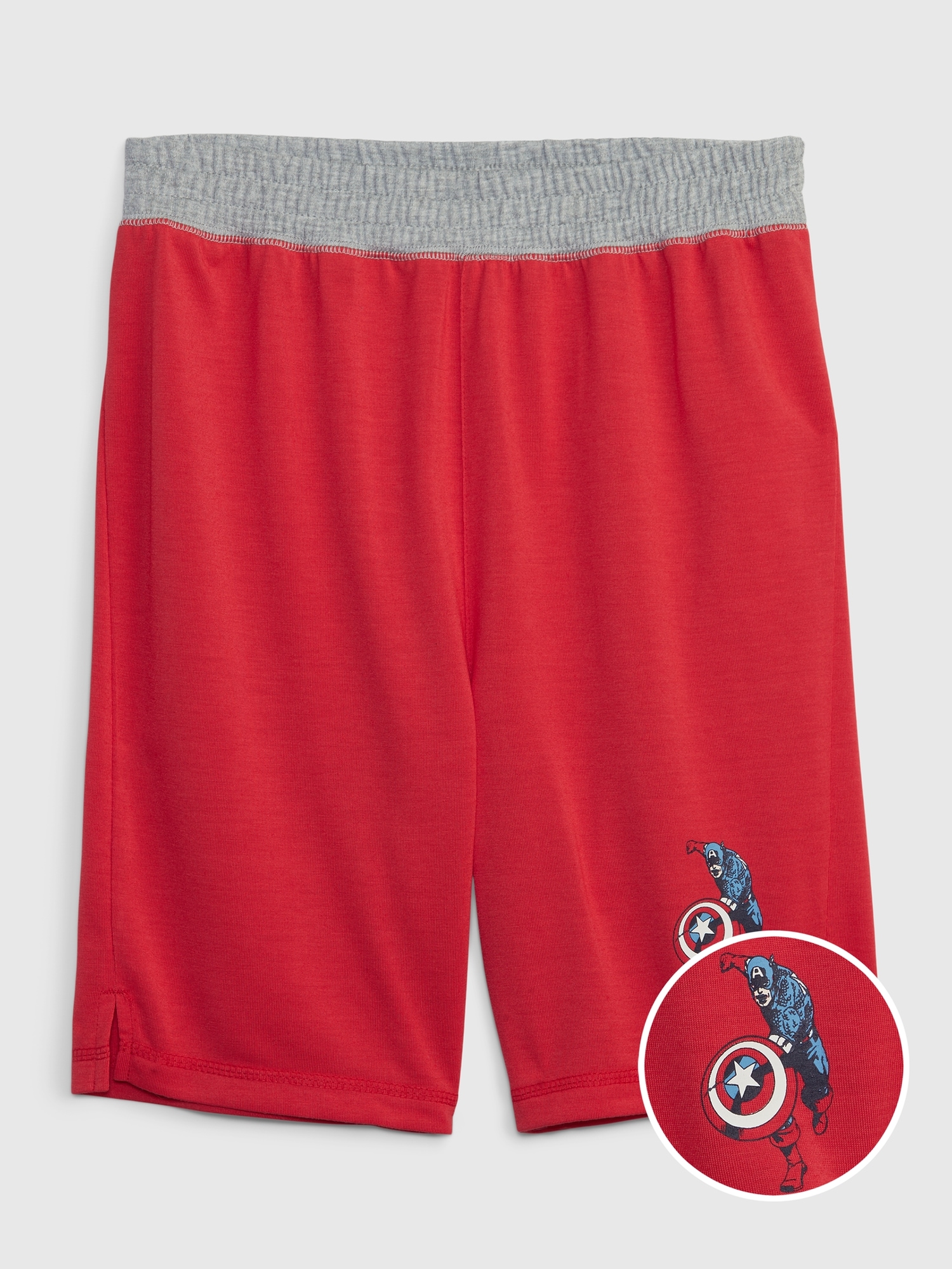 GapKids | Marvel Recycled Captain America PJ Shorts