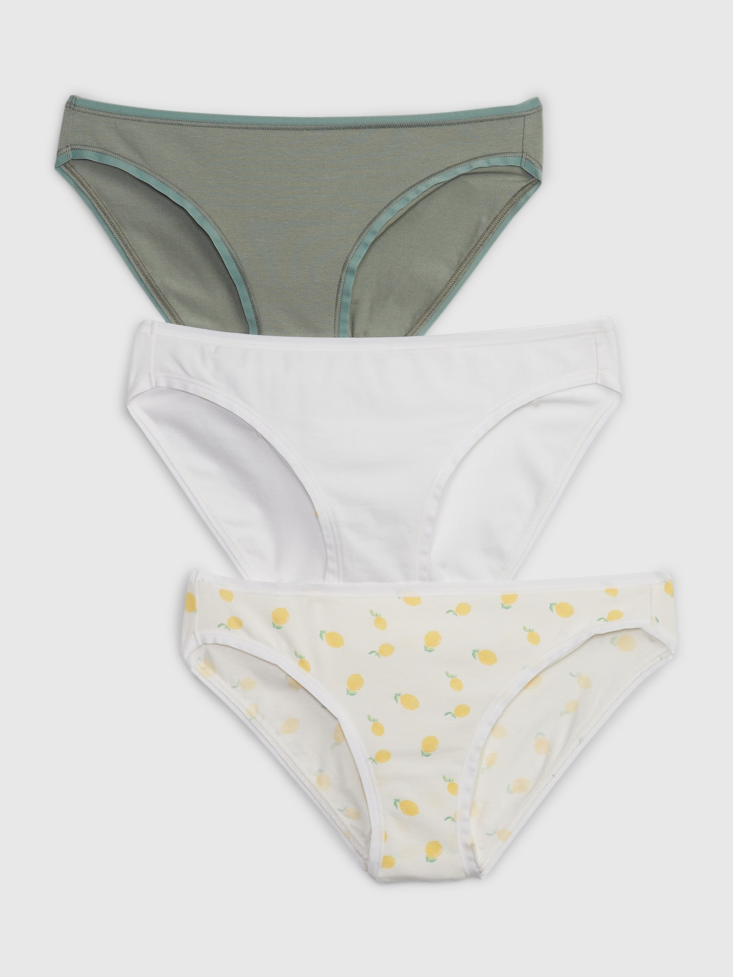 Gap Organic Stretch Cotton Bikini Brief (3-Pack) multi. 1