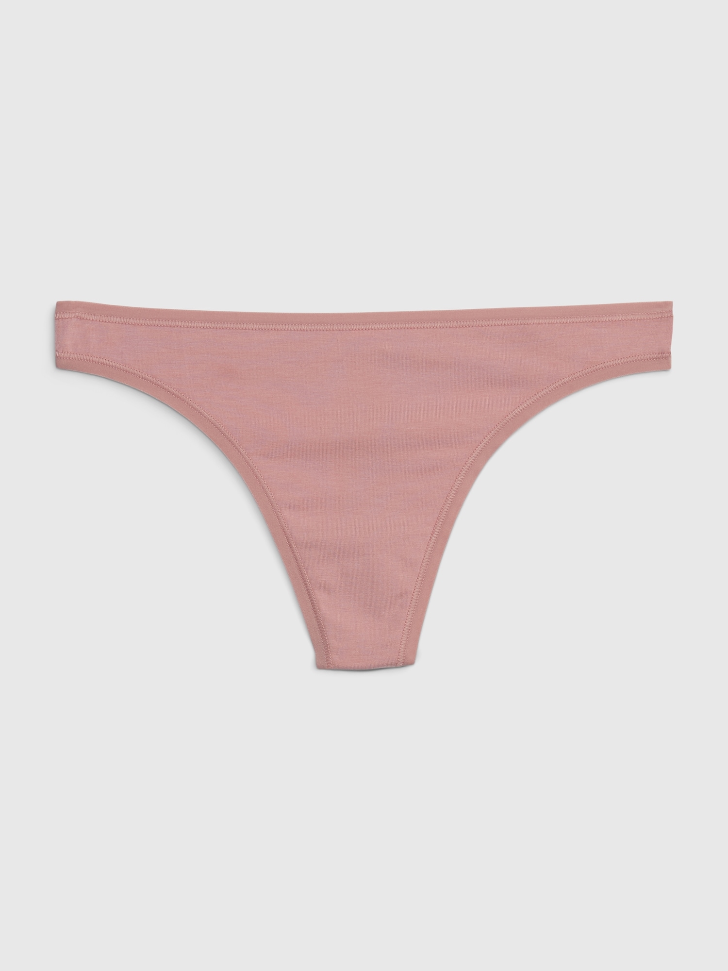 Gap Organic Stretch Cotton Thong pink. 1