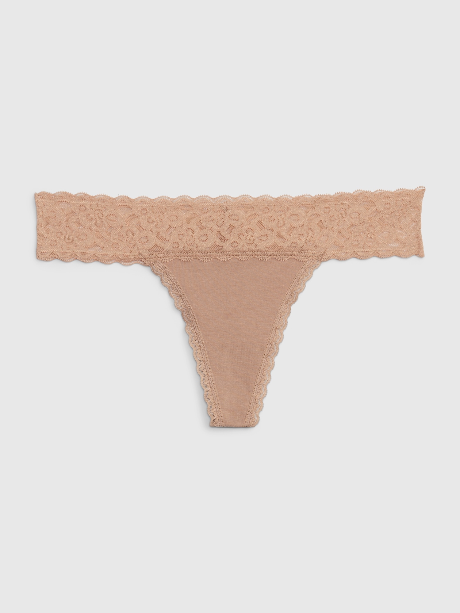 Gap Organic Stretch Cotton Lace Thong