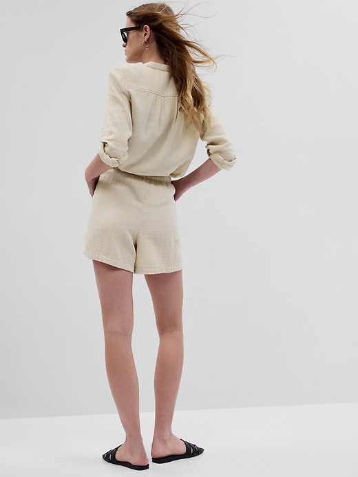 Crinkle Gauze Shorts | Gap