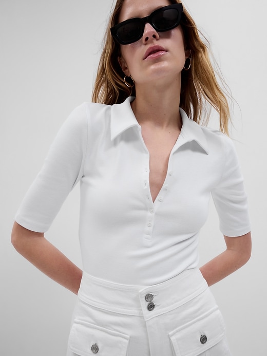 Image number 3 showing, Modern Polo Bodysuit