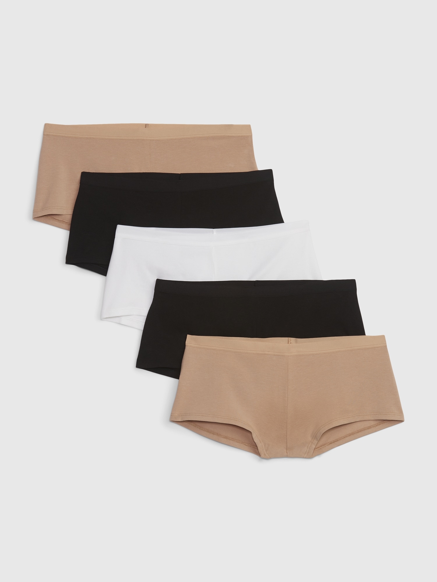 Organic Stretch Cotton Shorty (5-Pack)