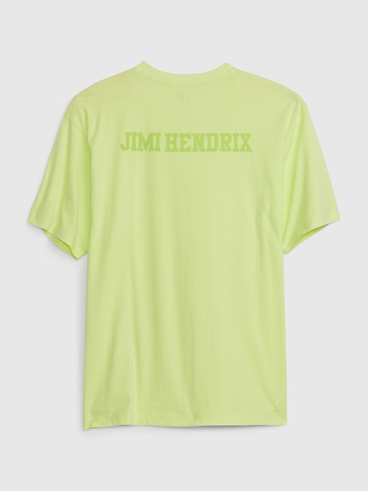 2 of 8 showing, with the color radioactive neon of product Jimi Hendrix Graphic T-Shirt