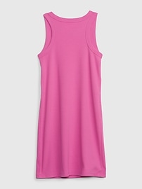 View large product image 4 of 4. Gap &#215 Barbie&#153 Kids Arch Logo Rib Tank Dress