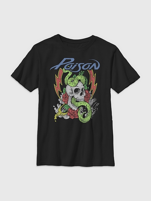 1 of 8 showing, with the color Black of product Poison Neon Tee