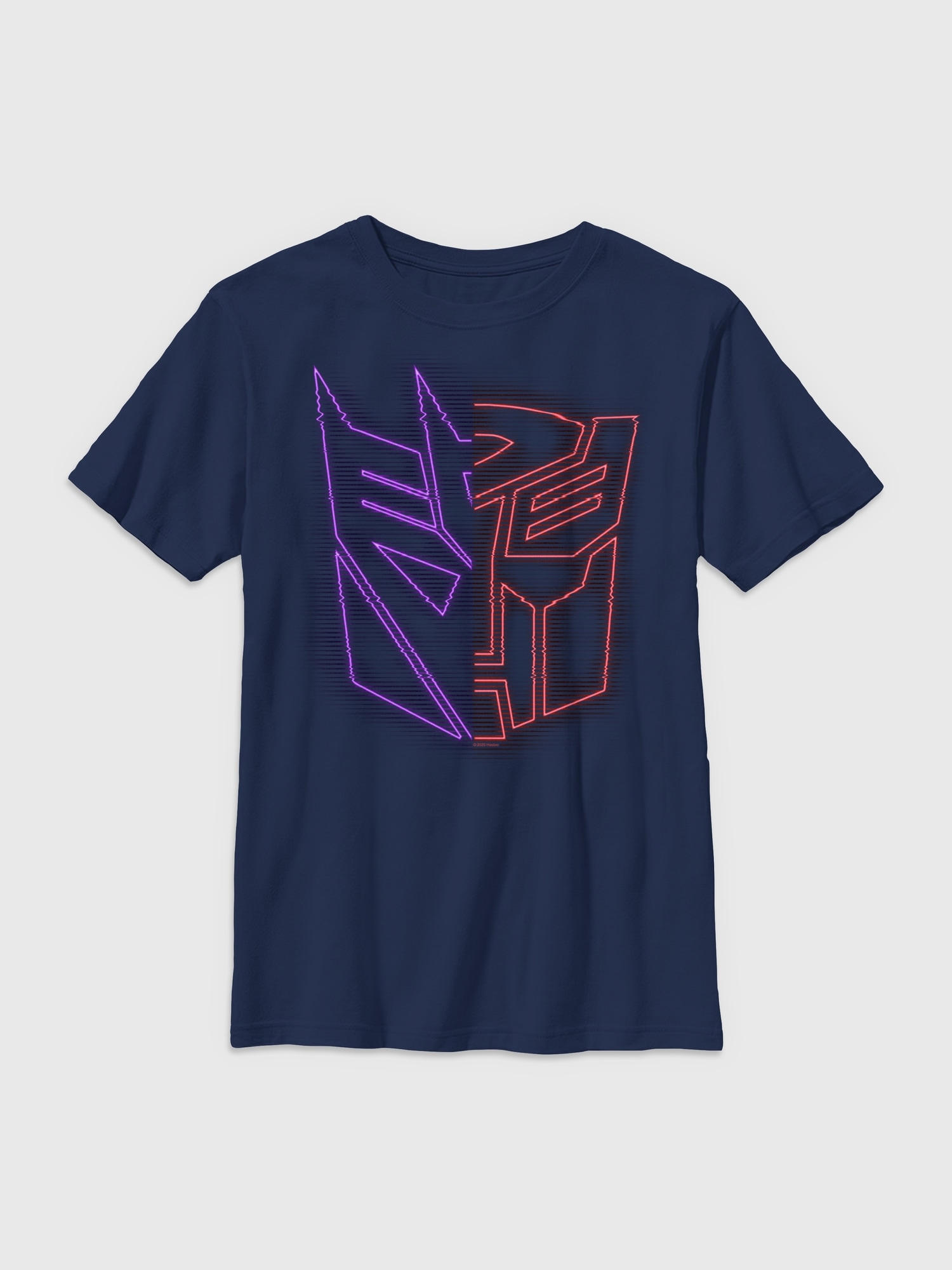 Transformers Split Holographic Tee