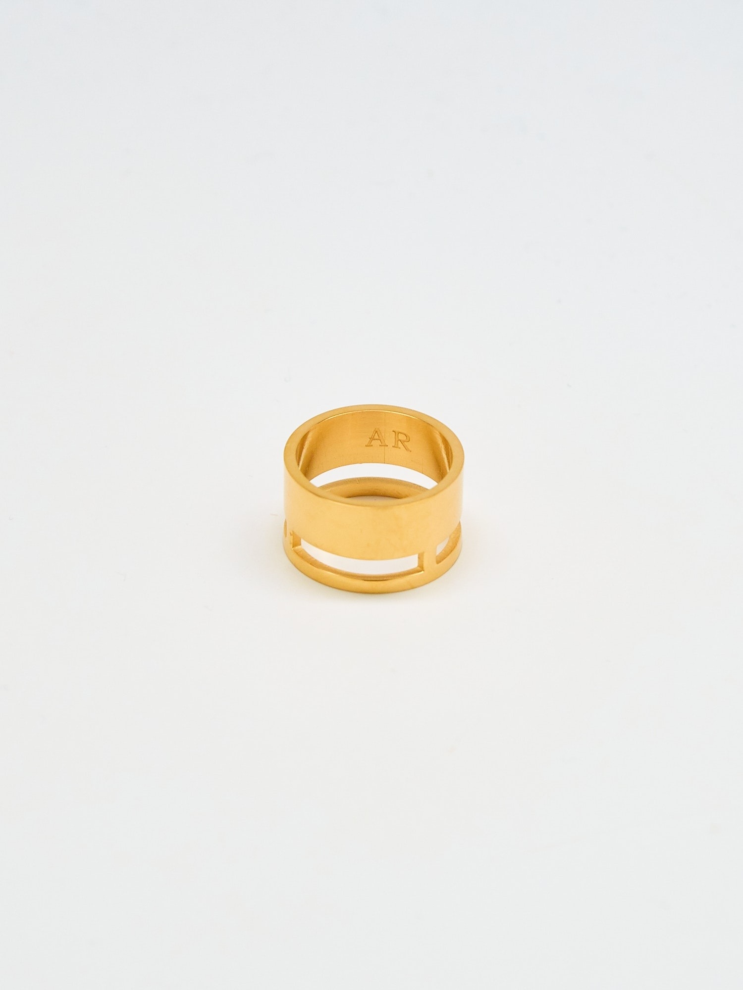 Gap Gold Geo Wide Bar Ring