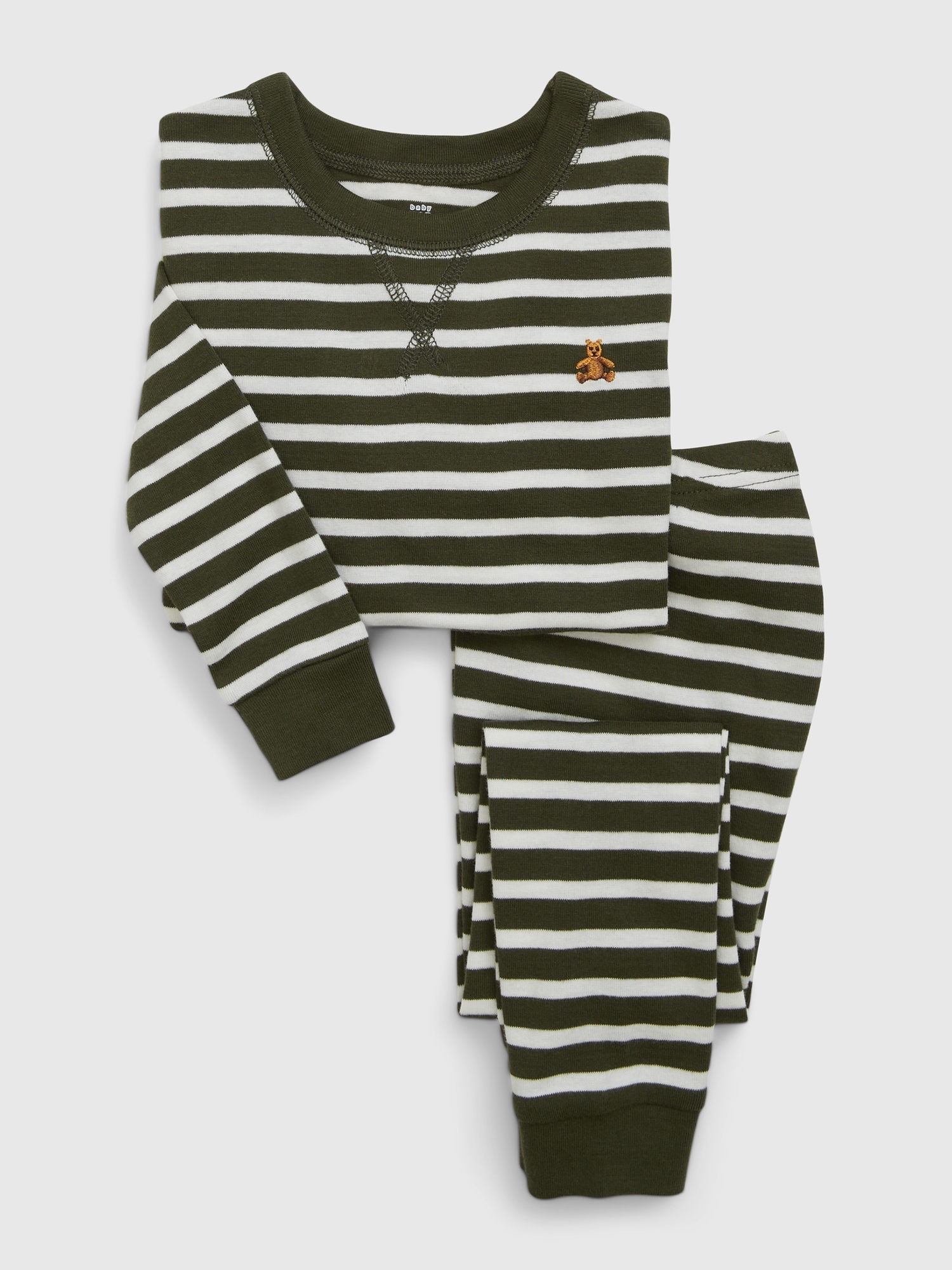 babyGap 100 Organic Cotton Stripe PJ Set Gap
