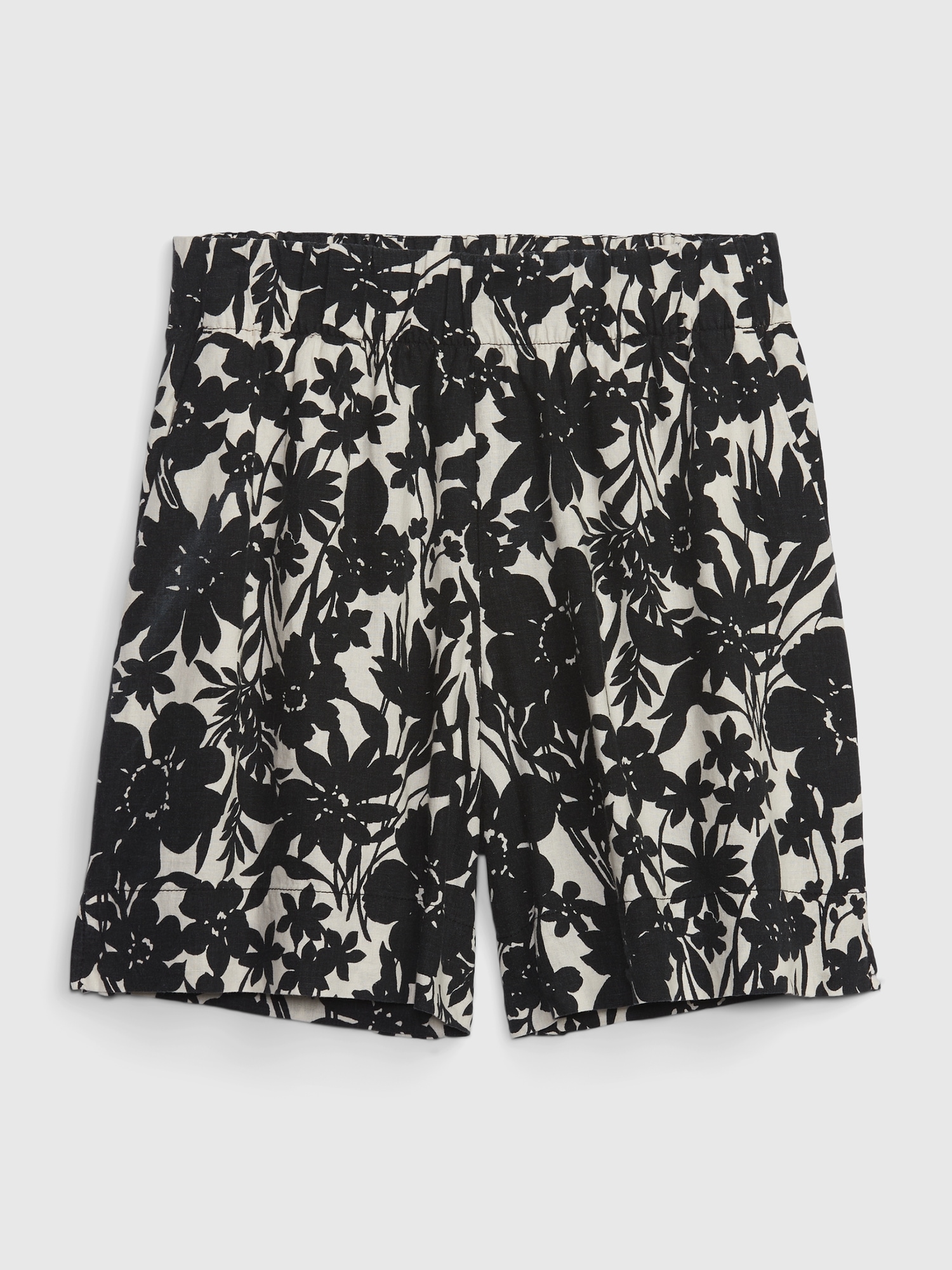 LinenBlend PullOn Shorts Gap
