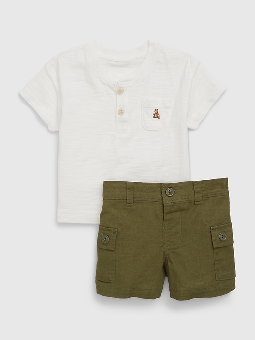 Baby Cargo Outfit Set Gap