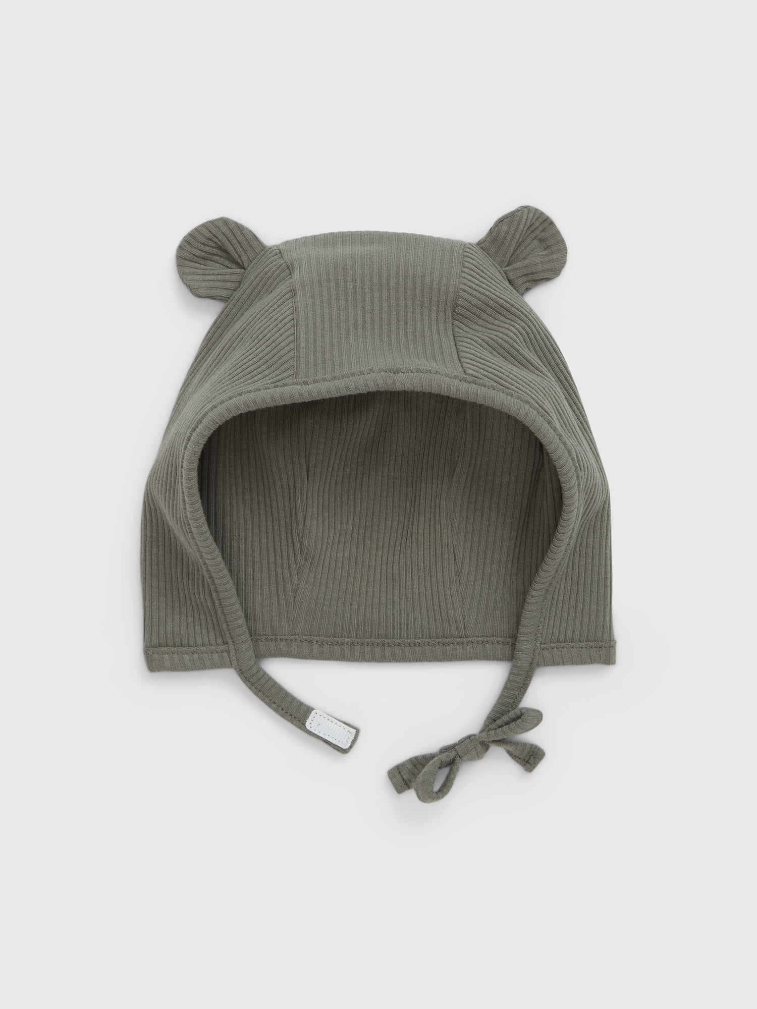 Gap Kids' Baby First Favorites Rib Bear Hat In Mesculen Green