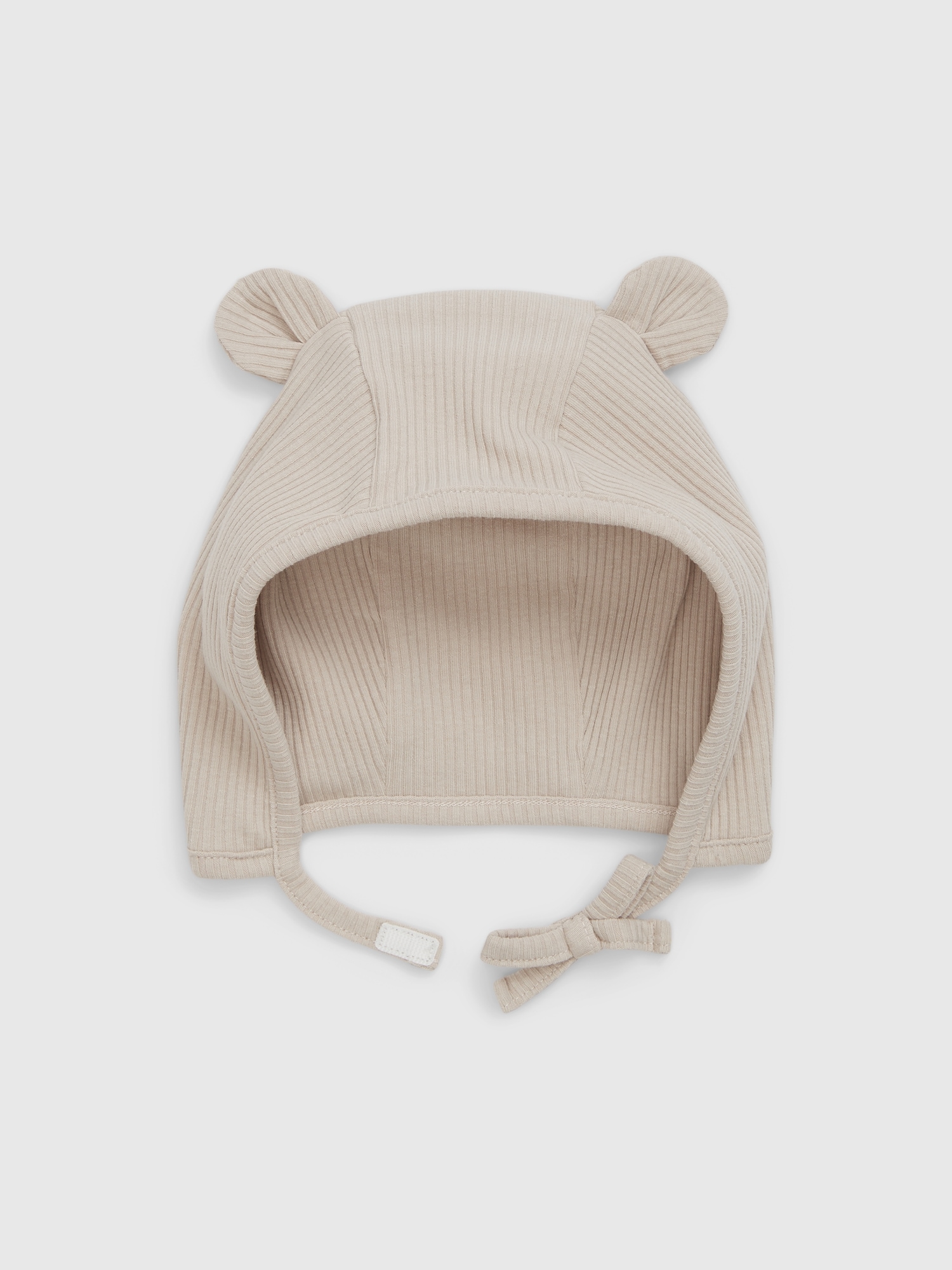 Gap Kids' Baby First Favorites Rib Bear Hat In Bedrock Beige