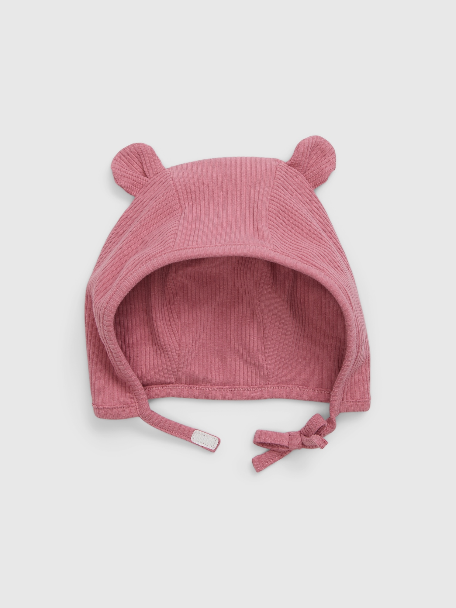 Gap Kids' Baby First Favorites Rib Bear Hat In Rosetta Pink