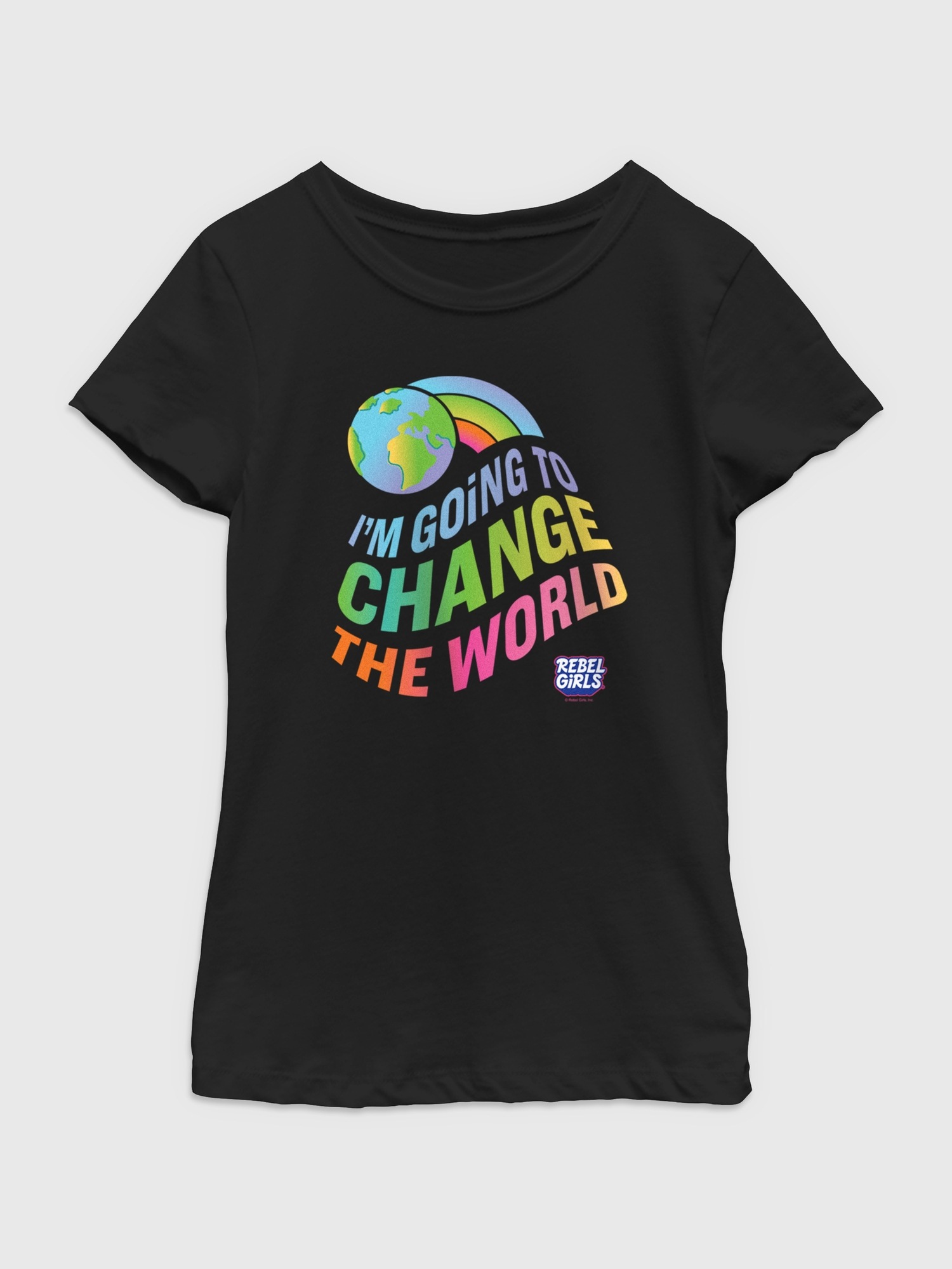 Gap Rebel Girls Changing World Tee black. 1