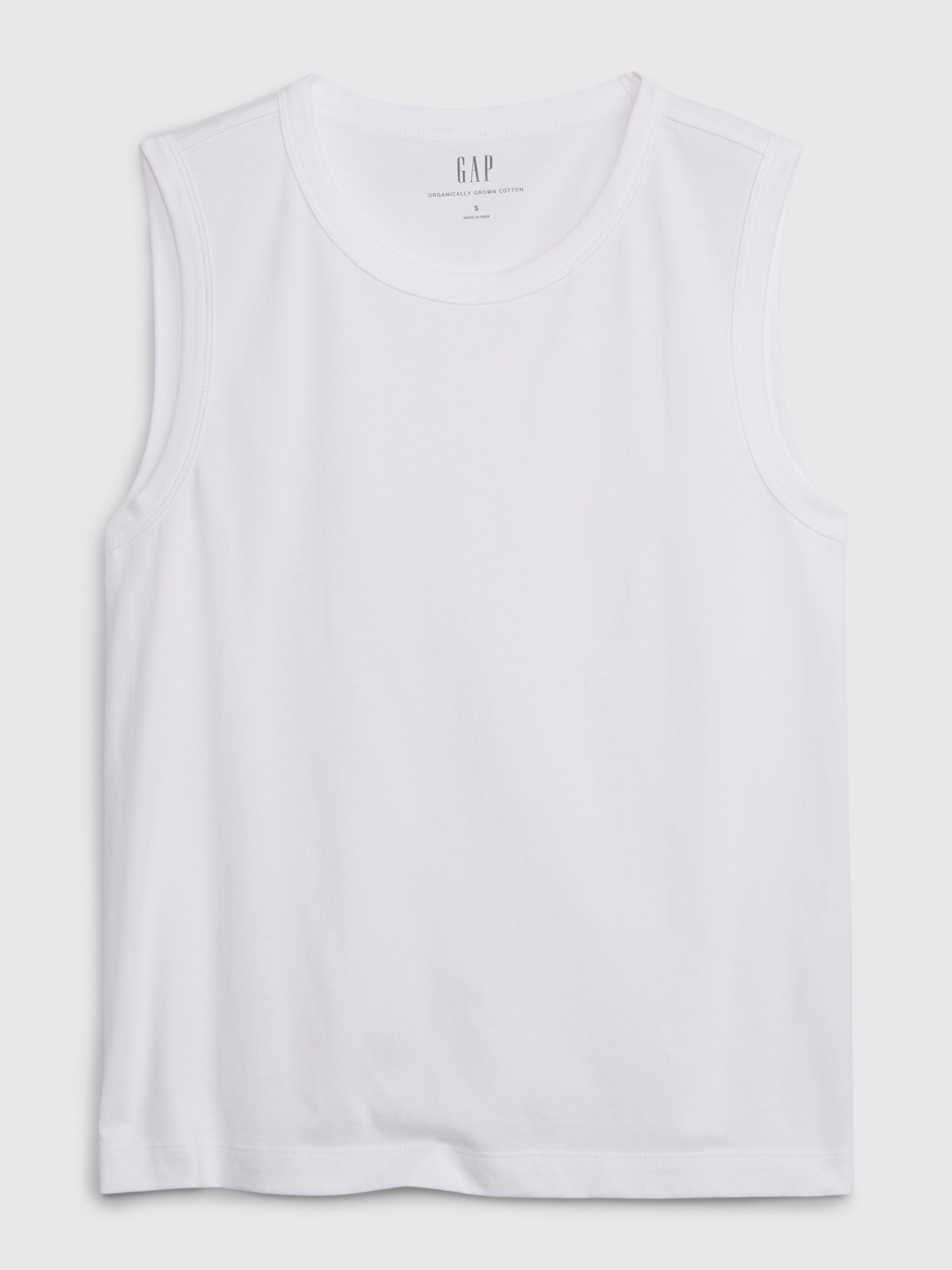 Organic cotton vintage shell tank top gap