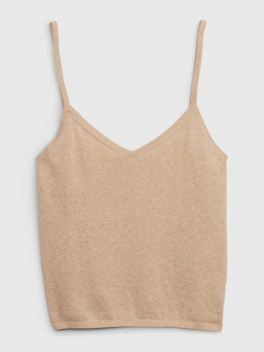 Image number 6 showing, Linen-Blend Sweater Tank Top