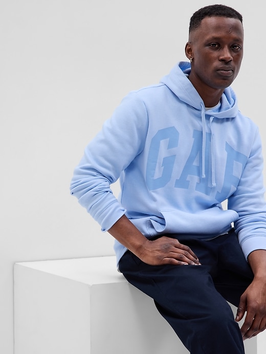 View large product image 1 of 1. Gap Arch Logo Hoodie