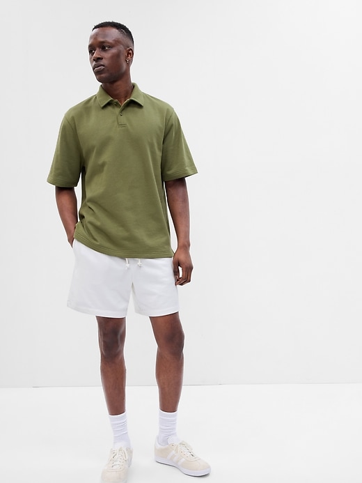 Image number 1 showing, 7" French Terry Shorts with E-Waist