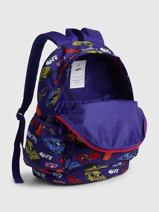 Image number 3 showing, Kids Recycled Hot Wheels Backpack