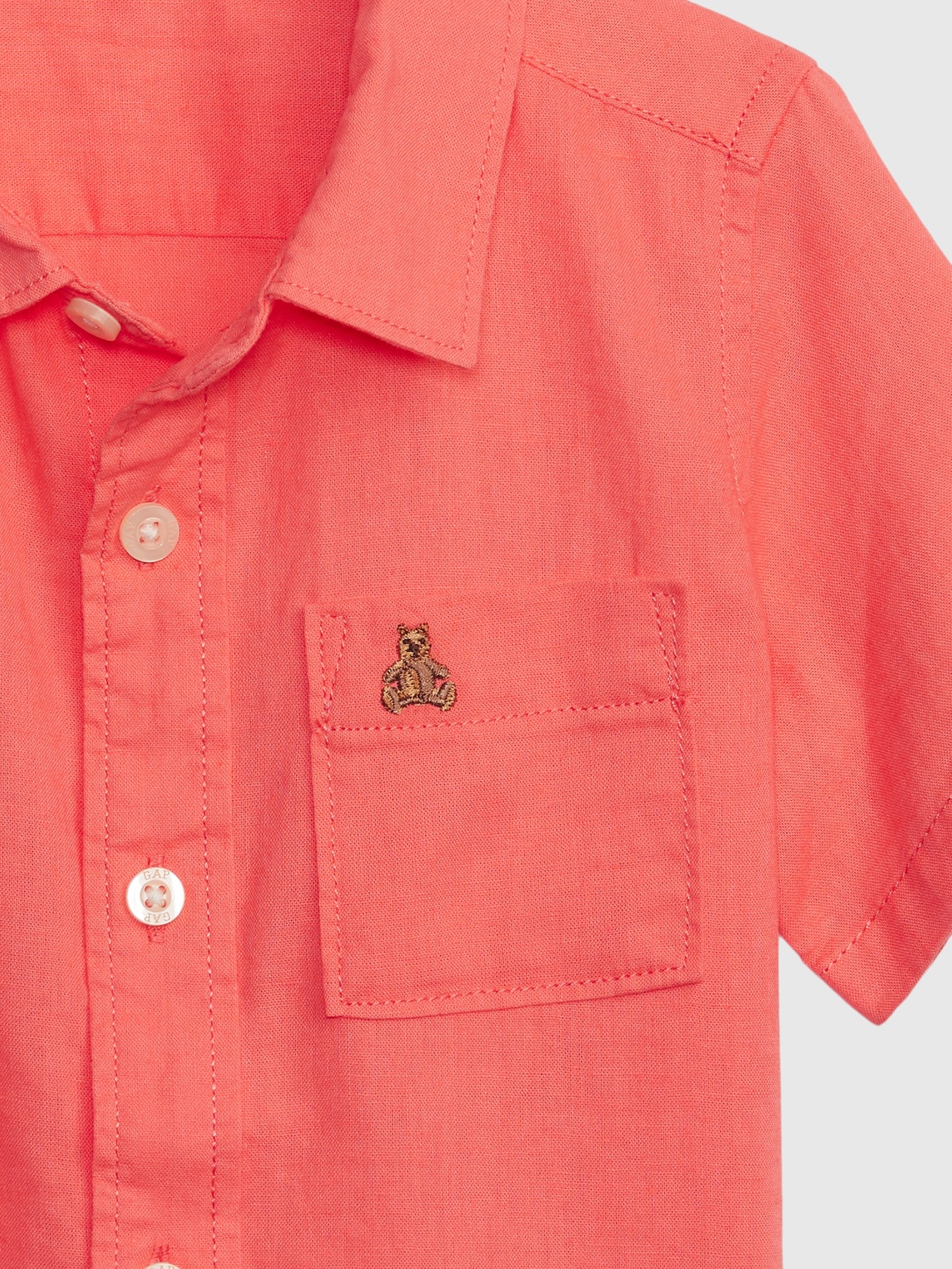 Toddler LinenCotton Oxford Shirt Gap