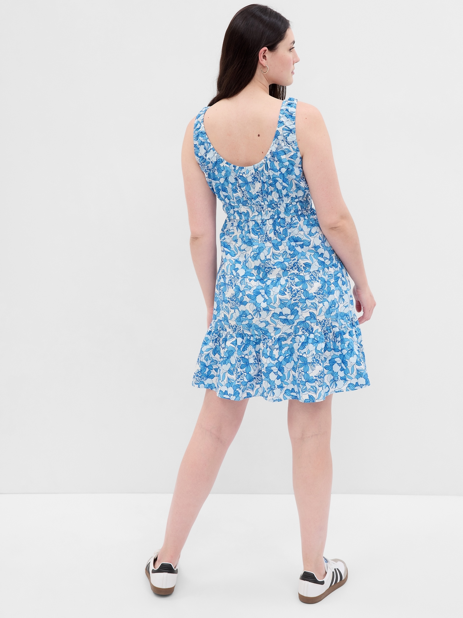 Ruffle Hem Mini Dress | Gap