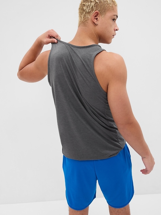 2 of 8 showing, with the color medium gray of product GapFit Active Tank Top