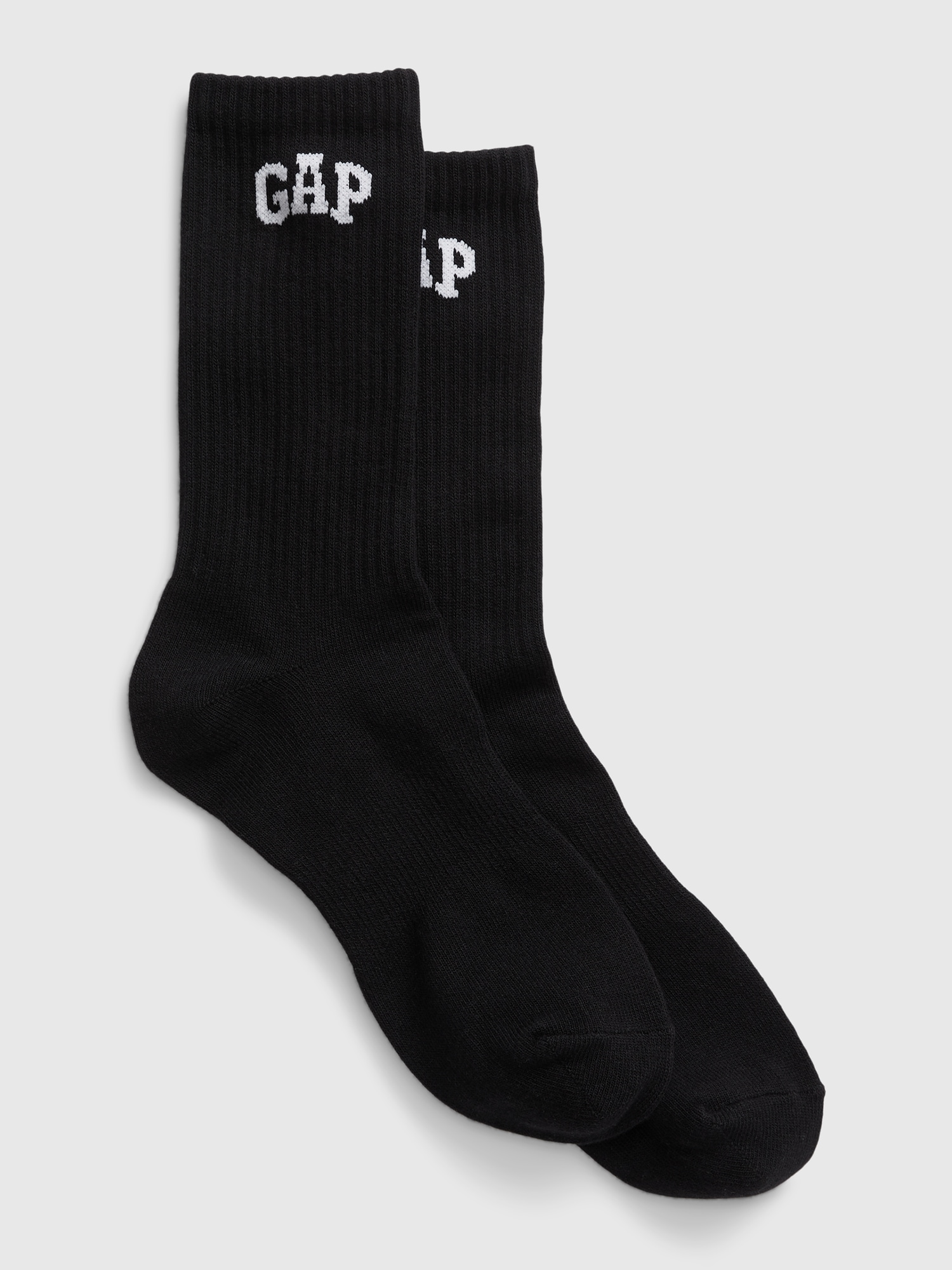 Gap Quarter Crew Socks black. 1