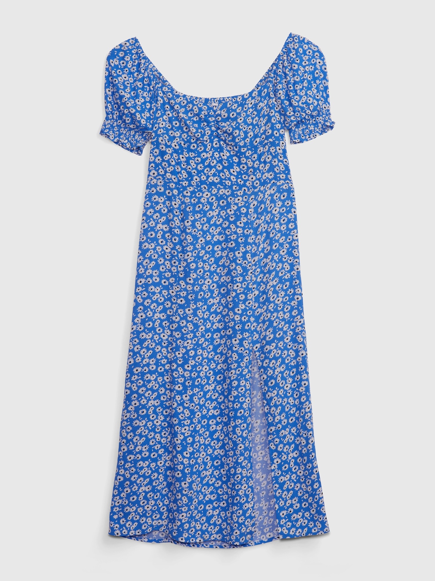 PROJECT GAP LENZING™ ECOVERO™ Puff Sleeve Midi Dress Gap