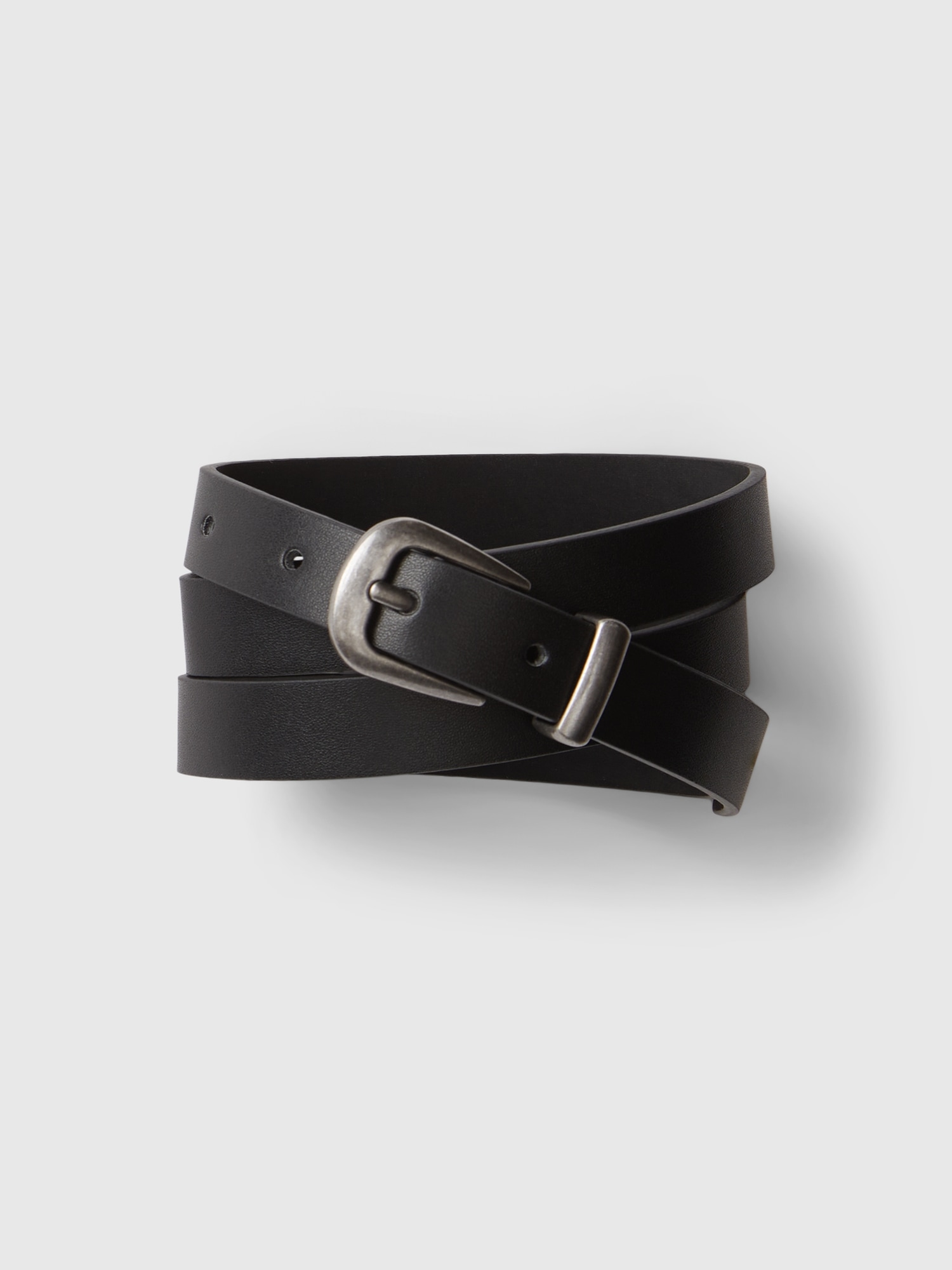 Gap Vegan Leather Belt black. 1