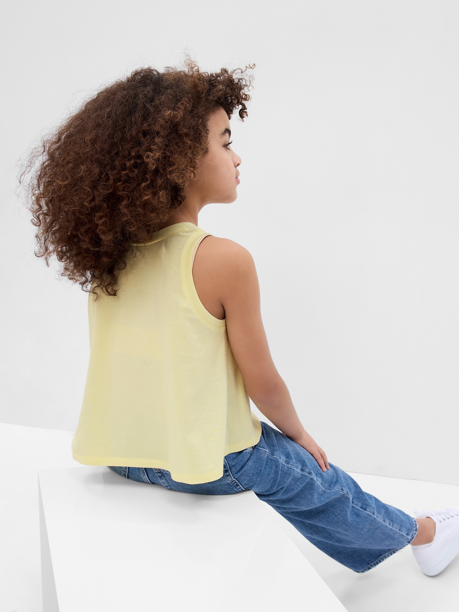 Kids 100 Organic Cotton Graphic Tank Top Gap