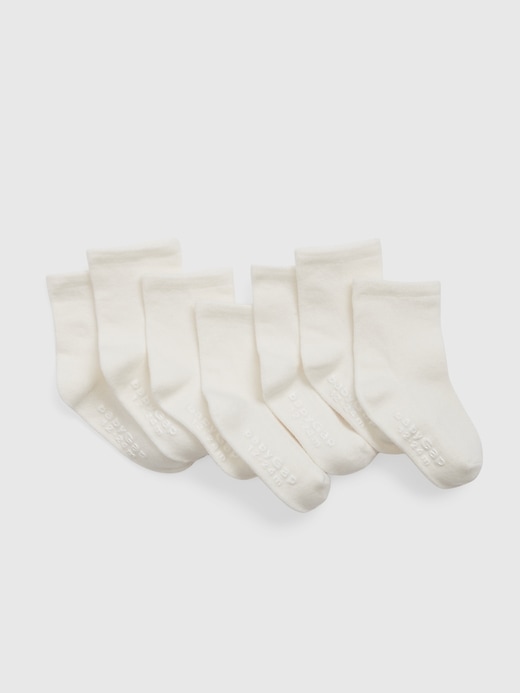 View large product image 1 of 1. Toddler Crew Socks (7-Pack)