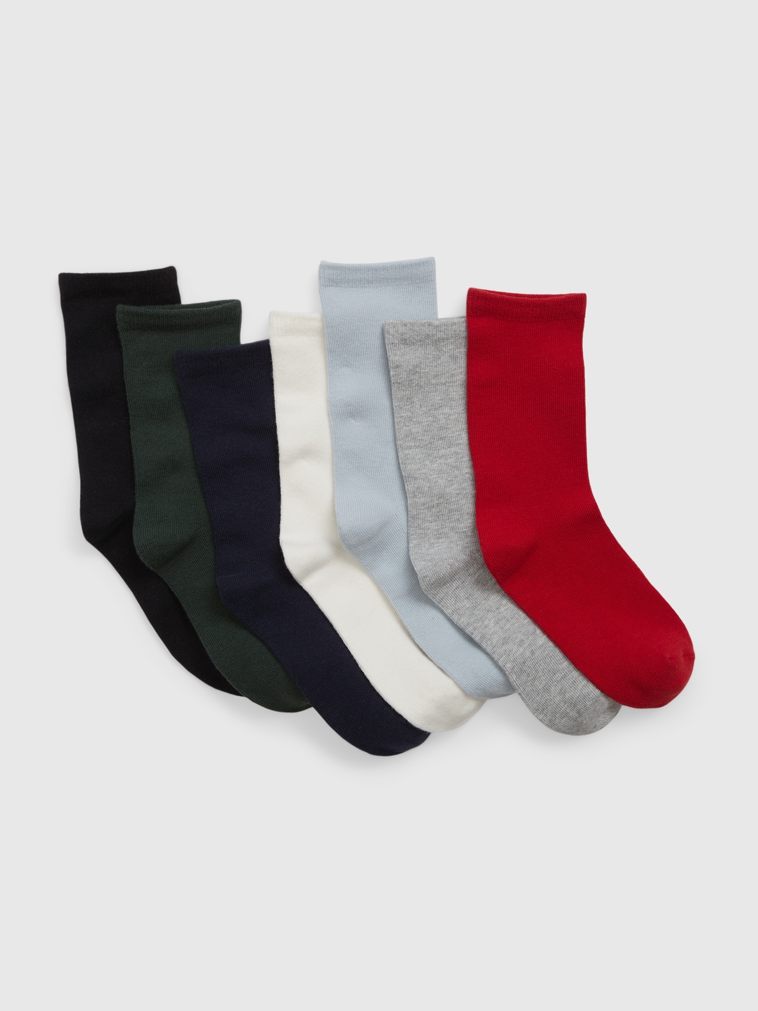 Gap Kids Crew Socks (7-Pack) multi. 1