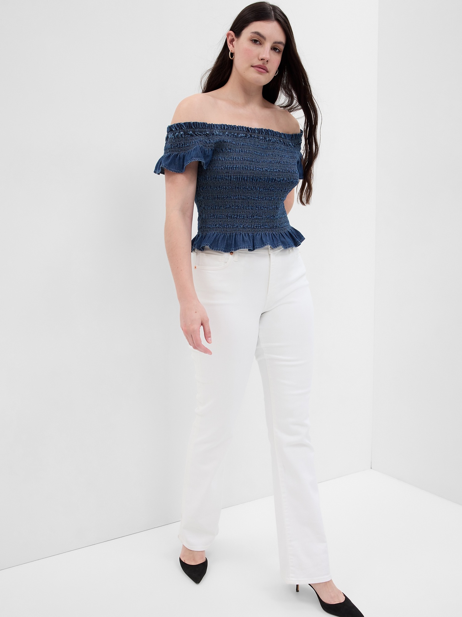 Mid Rise Baby Boot Jeans Gap