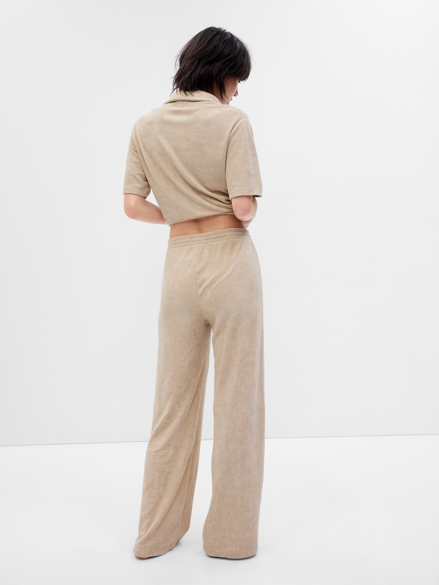 Terry sales cloth capris