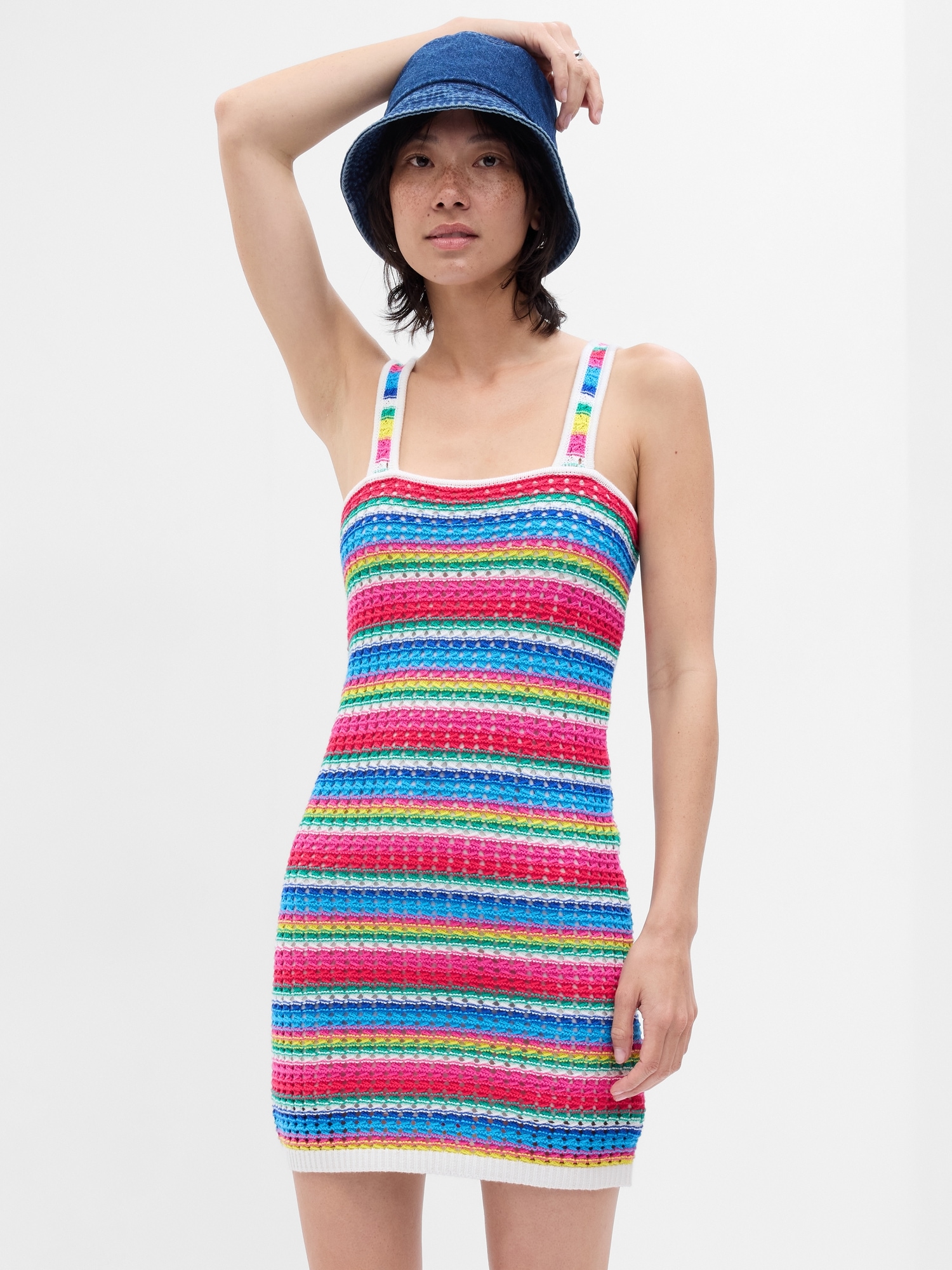 Gap Crochet Mini Dress