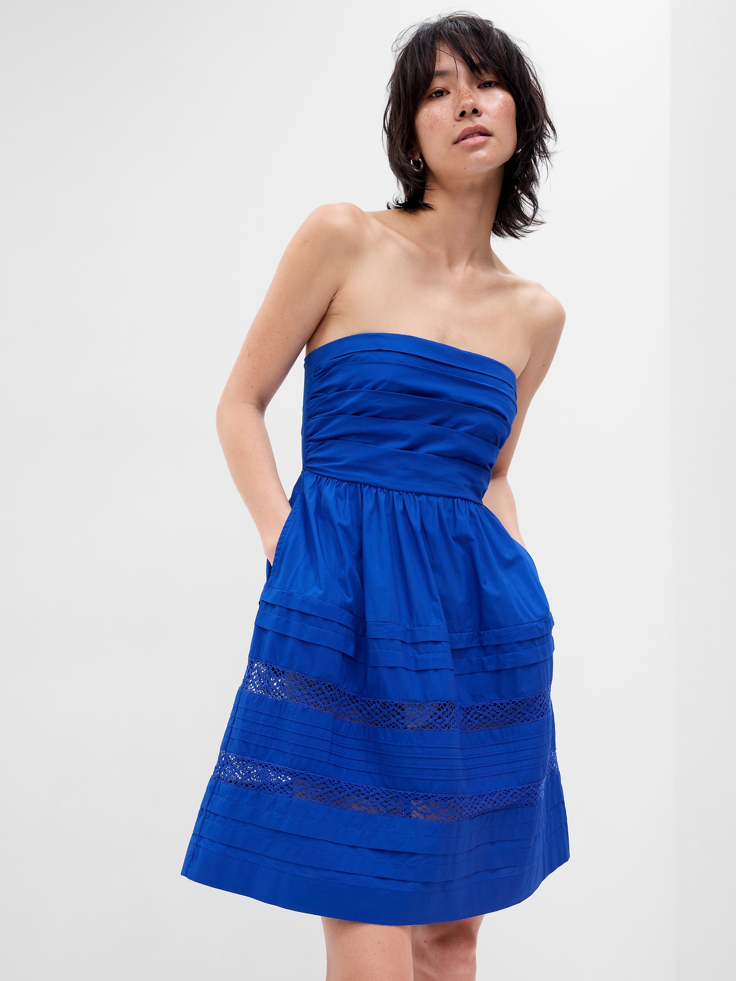 Convertible Strapless Lace Mini Dress Gap size-chart-for-women-uniforms-by-olino