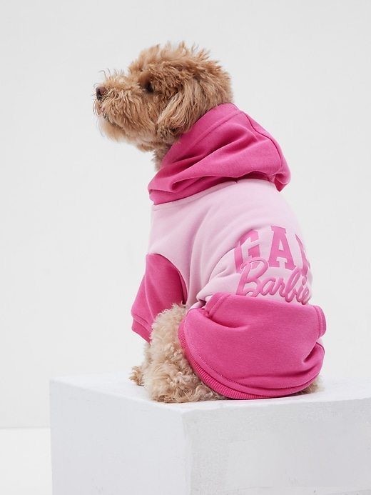 Image number 1 showing, Gap &#215 Barbie&#153 Arch Logo Dog Hoodie