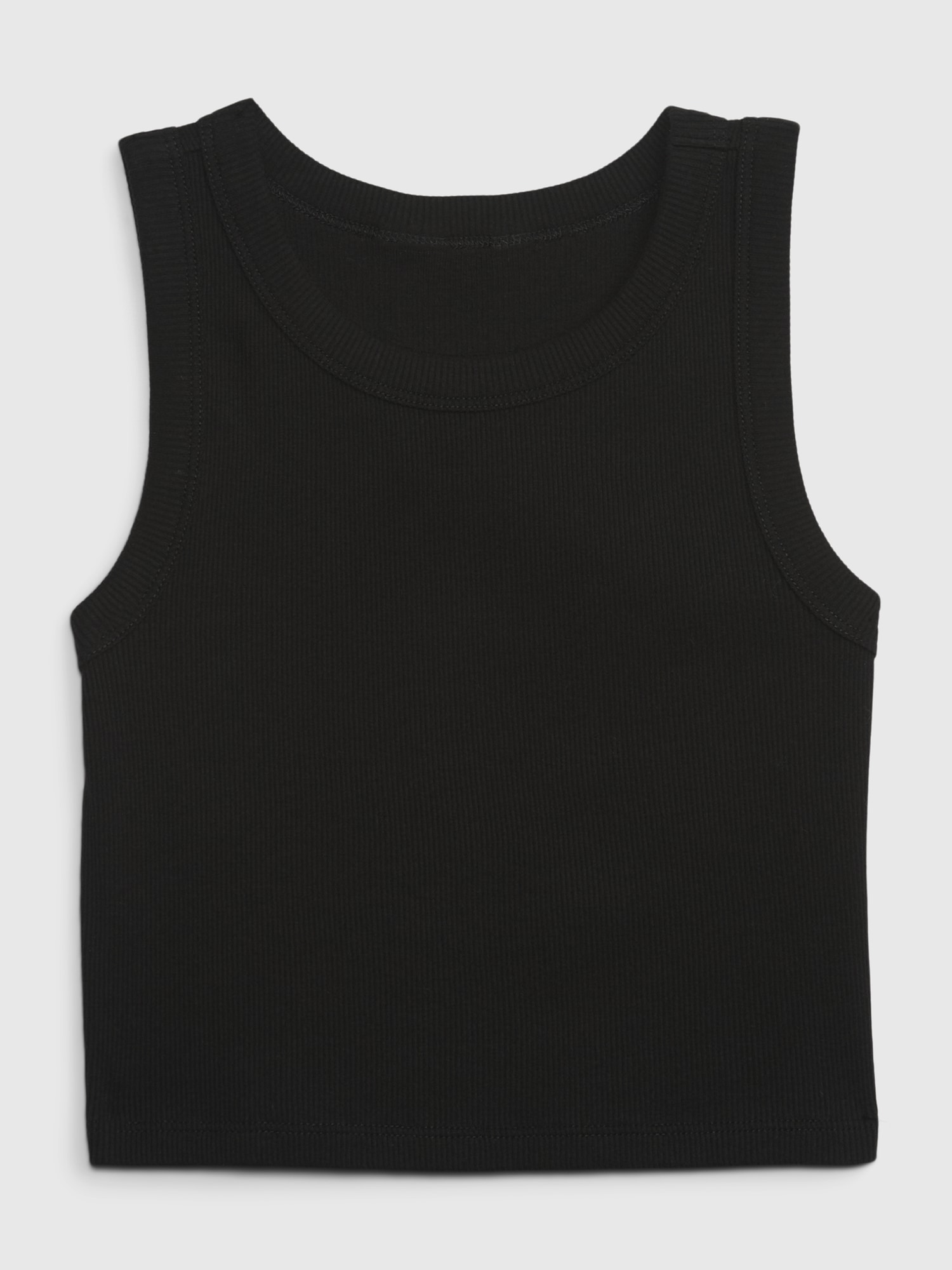 Kids Cropped Rib Tank Top Gap