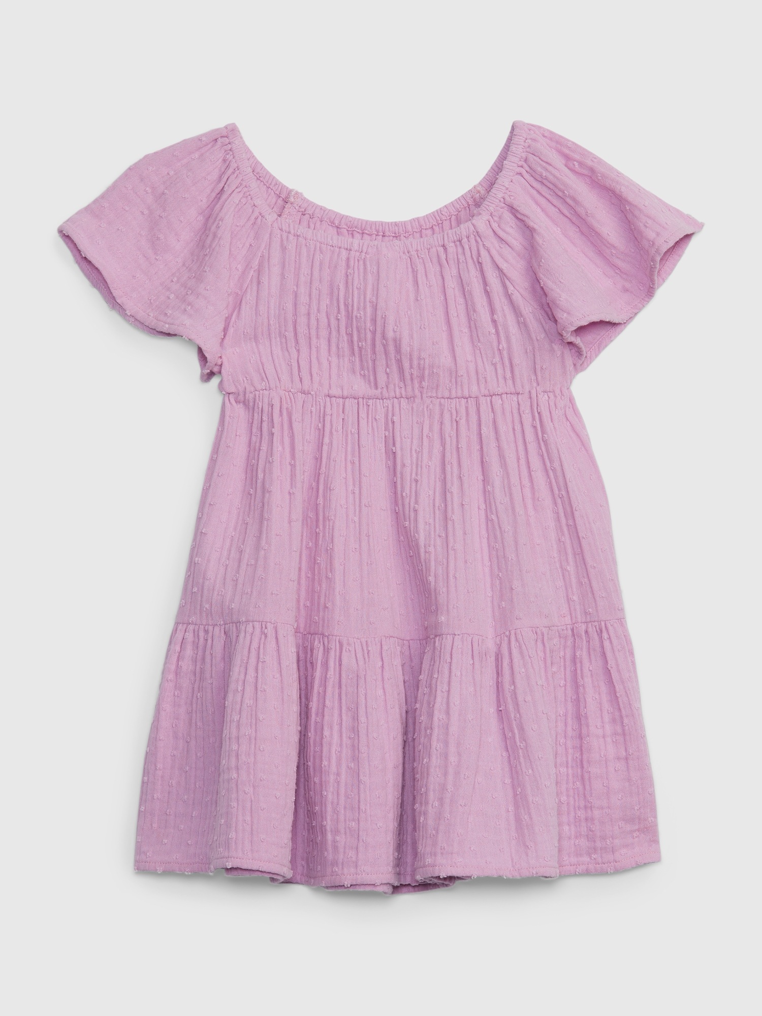 Toddler Crinkle Gauze Tiered Dress Gap