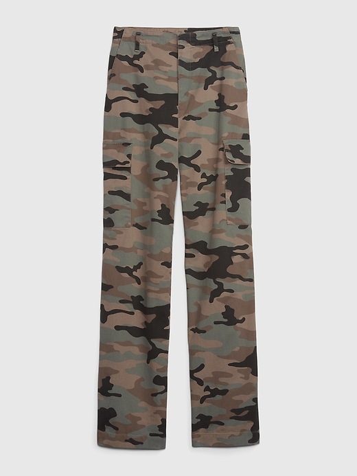 Image number 6 showing, Loose Khaki Cargo Pants