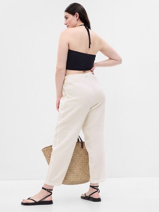 Image number 5 showing, Crinkle Gauze Pants
